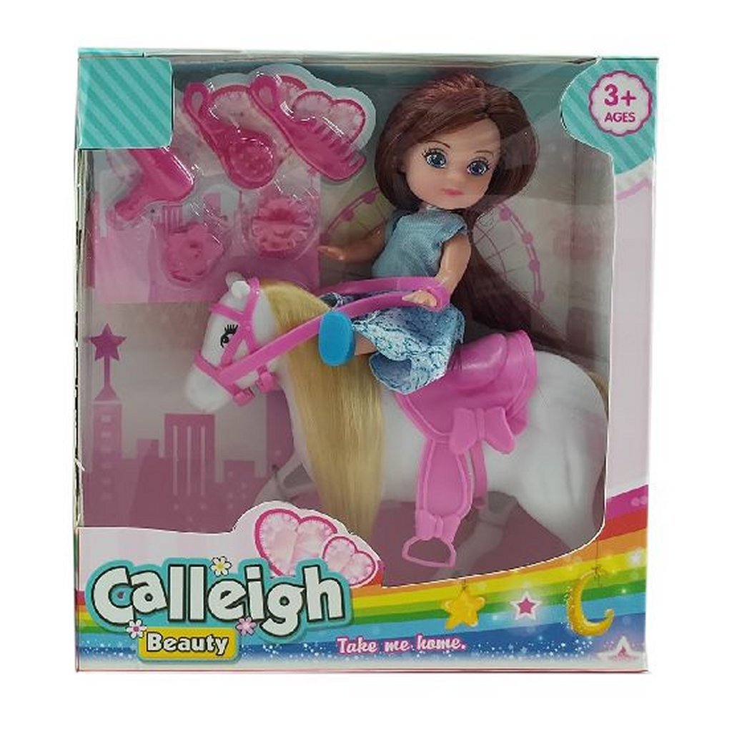 Mini-cheval de base Calleigh avec accessoires pop +