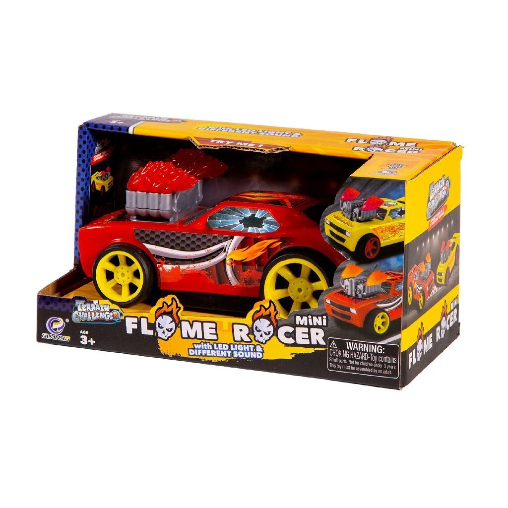 Basic flame racer car + light and sound