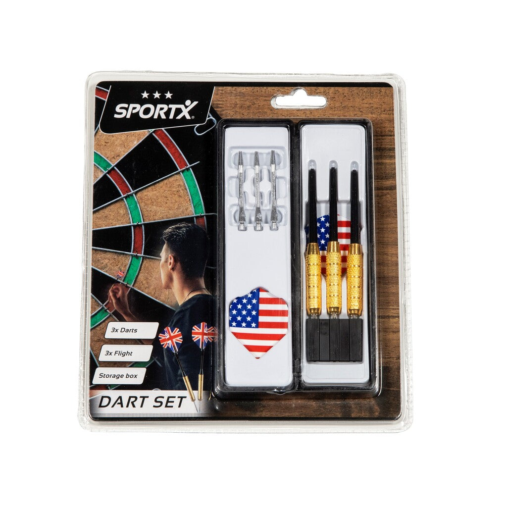 SportX Dart set i lagringsbox