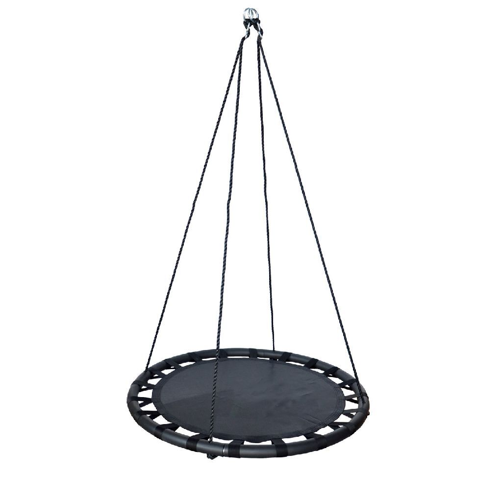 Outdoor Play Outdoor Swing Mat 100 cm schwaarz