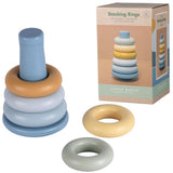 Rubo toys little dutch stapelringen blauw