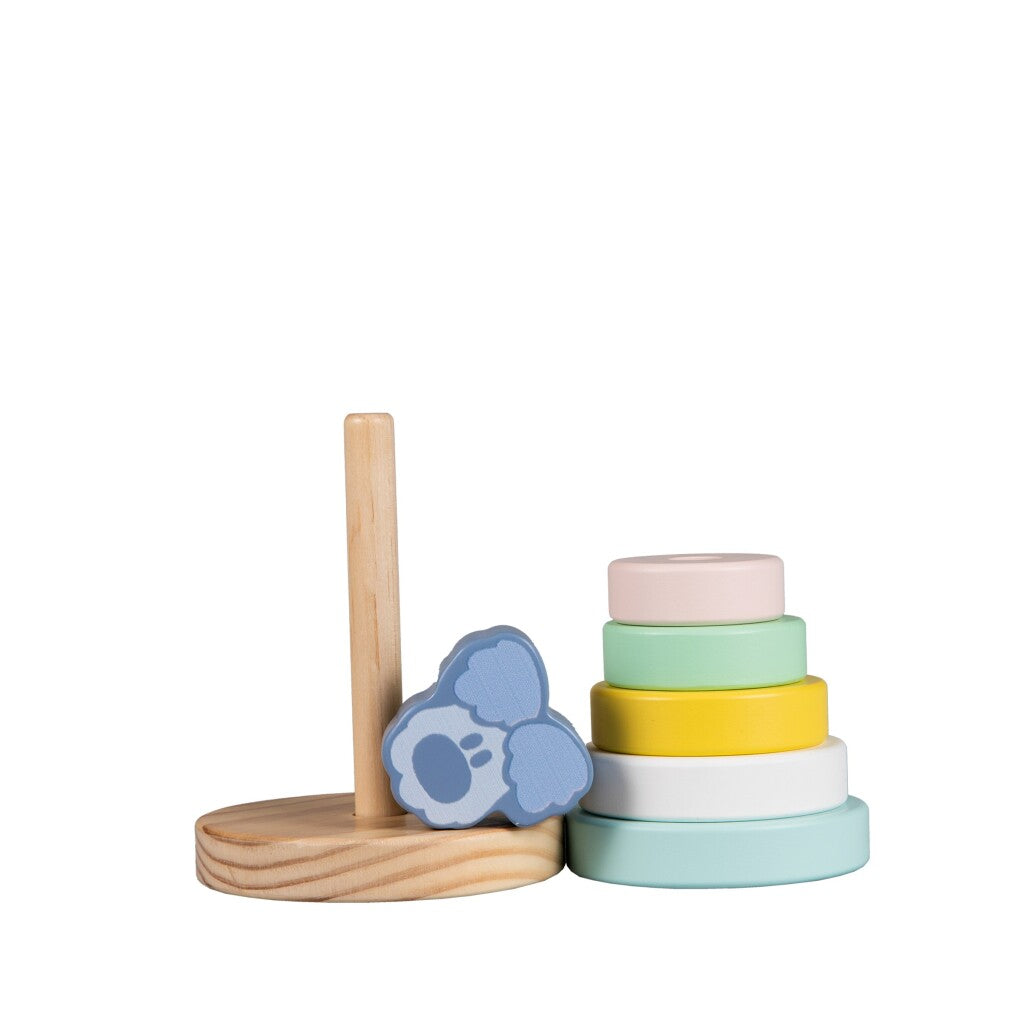 Rugo Toys Woezel e Pip Woezel Baby Stack Tower, 7dlg.