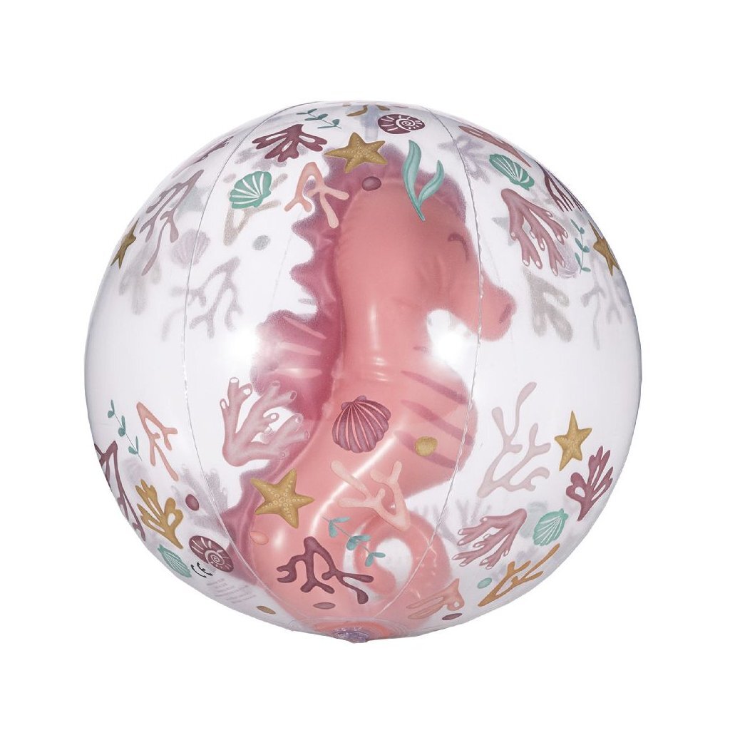 Lille hollandske havdrømme 3d Beachball Sea Horse 35 cm