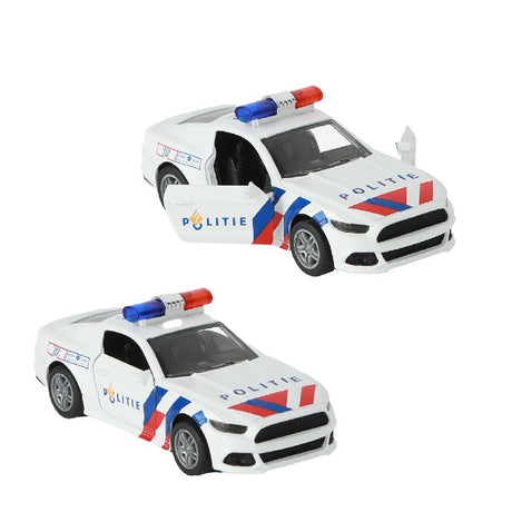Van der meulen 112 pull-back politie sportwagen 1:36 + licht en geluid