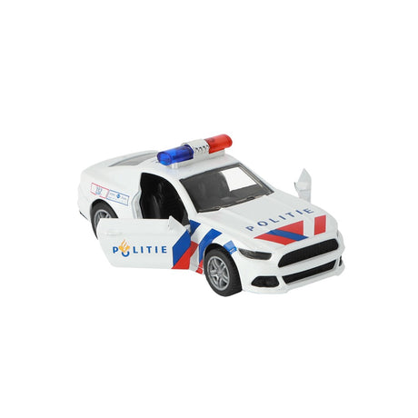 Van der meulen 112 pull-back politie sportwagen 1:36 + licht en geluid