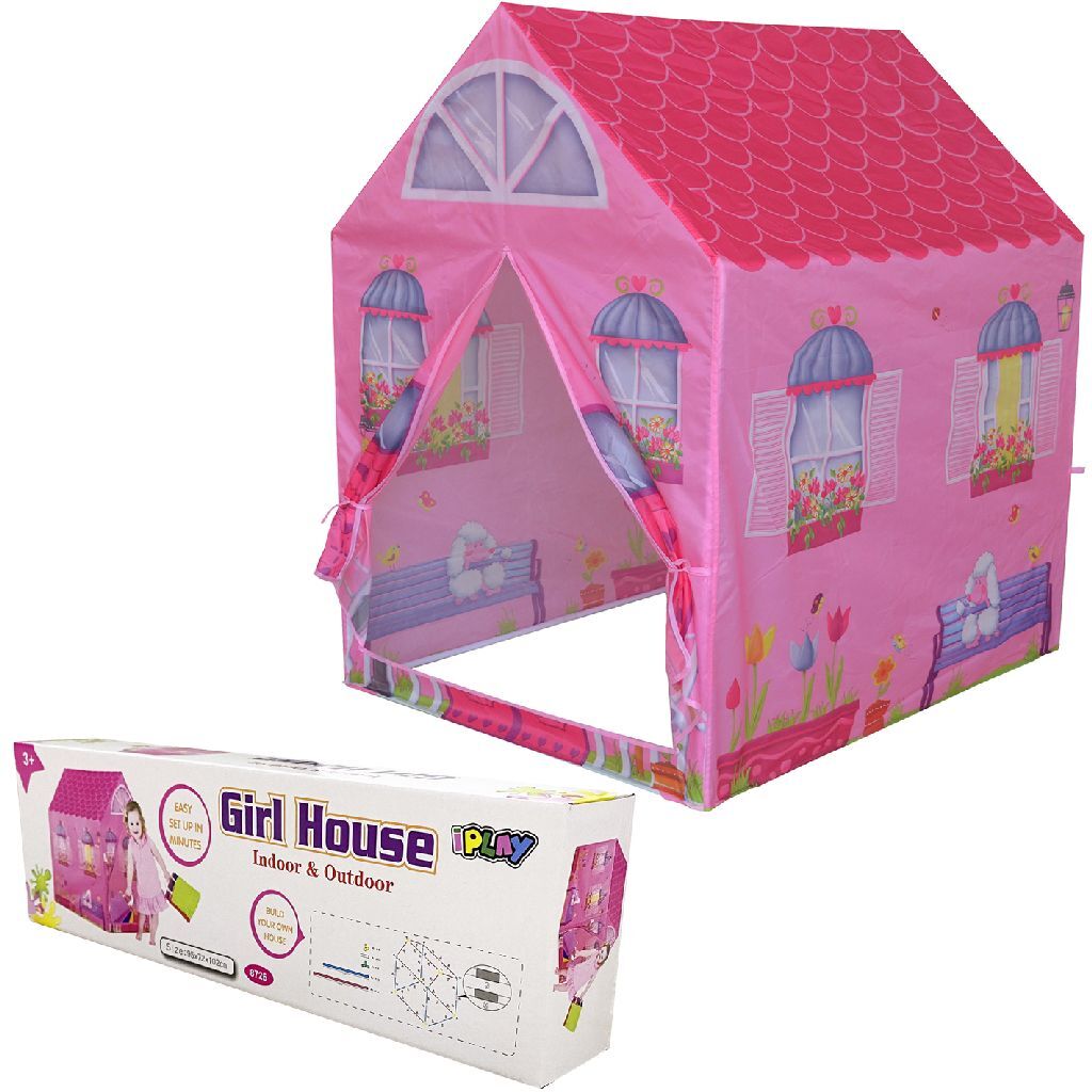 Overige merken speeltent huis 72x95x102 cm roze