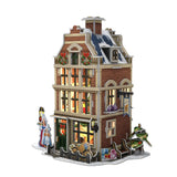 Cubic Fun 3D Puzzle Hollands Huisje Winter Bakery + Light 65 stykker