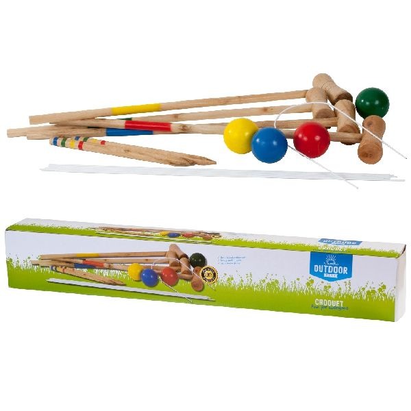 Juego al aire libre Croquet de madera al aire libre