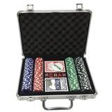 Clown Games Poker set dans une valise en aluminium, 202dlg.