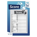 Clown Games Score Block for Dice Game, 50 Felling