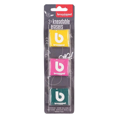 Bruynzeel kneedgummen 3 stuks