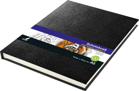 Kangaro schetsboek a5 - hardcover slang imprint - 140 blanco pagina's - 120 grams creme papier - k-5320