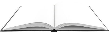 Kangaro dummyboek - a5 - zwart met design - 160 blanco pagina's - hard cover - k-5585