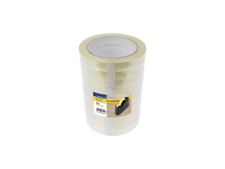 Raadhuis plakband - 15mm x 66m - pp - transparant - krimp a 10 rol