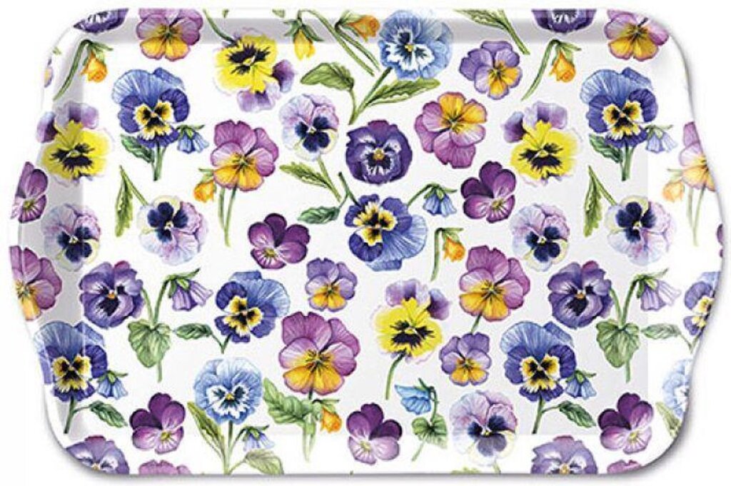 Ambiente Tray Pansy över 13x21 cm