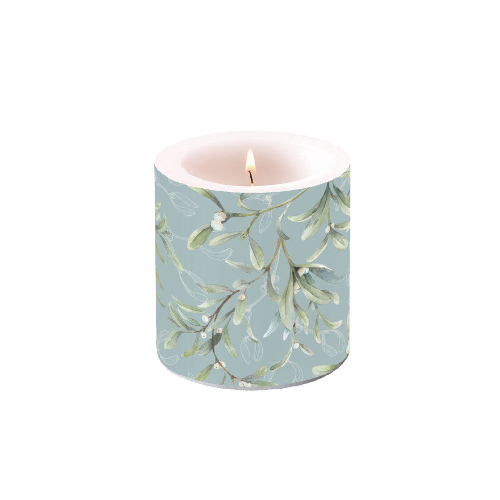 Ambiente Stupid Candle Mistletoe vse več kot 7,5x8 cm zelena