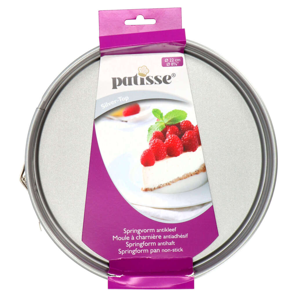 Patisse patisse springvorm 22 cm zilver