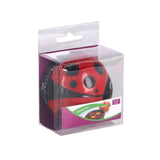 Patisse kookwekker lieveheersbeestje 6 cm zwart rood