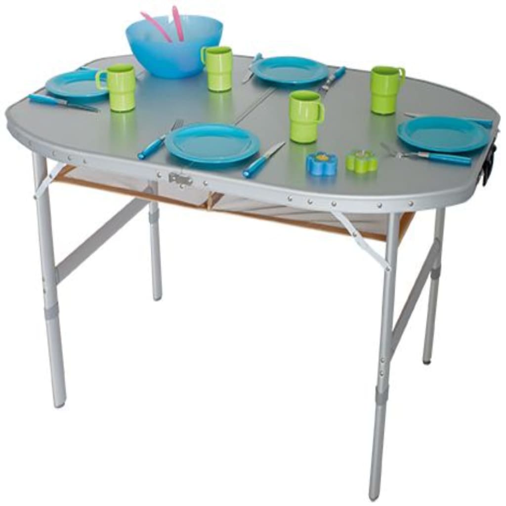 Table de camping eurotrail Chartres 120x80 cm