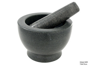 Vijzel graniet zwart 15x9.5cm