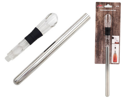 Wijnkoeler stick rvs 32cm