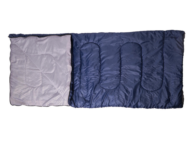 Slaapzak polyester blauw 200x80cm