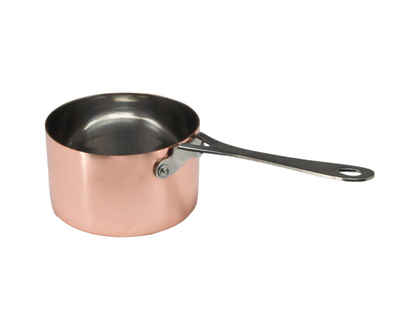 Sauspannetje koper - 250ml 8,5x5cm