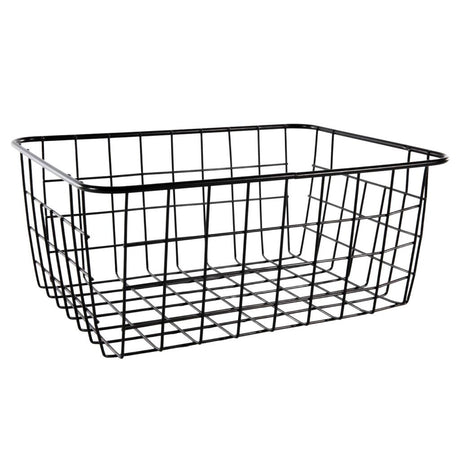 Overige merken draadmand 28x22x12.5 cm mat zwart
