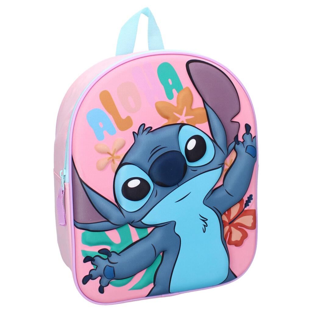 Disney Stitch helt enkelt special ryggsäck 3d rosa