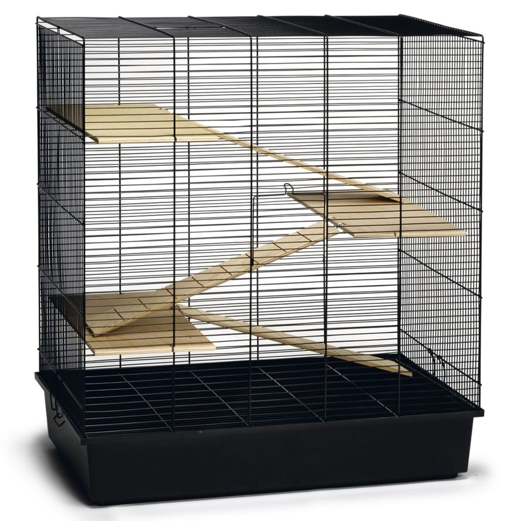 Beeztees Beeztees Rodent Cage Scooby 70x40x78 cm de metal negro