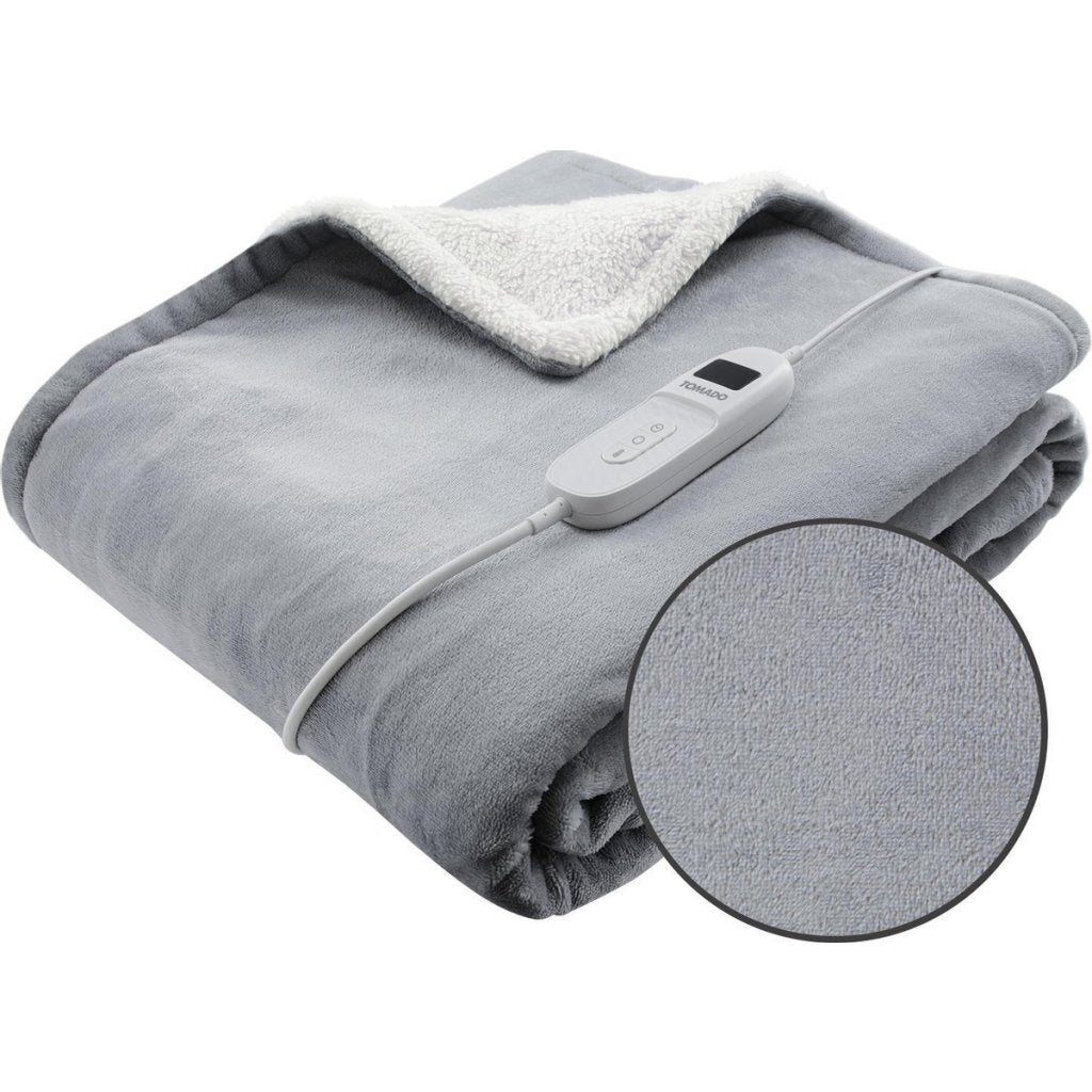 Tomado Electric top blanket 180x130 cm Gray White