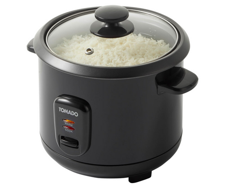 Tomado rijstkoker 1,5l 500w - zwart