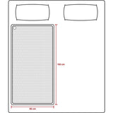 Tomado teb1510w elektrische deken 150x80 cm wit fleece