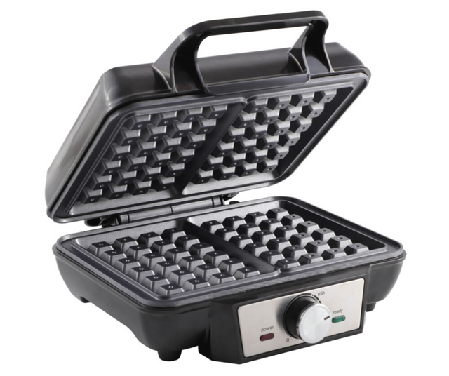 Tristar tomado wafelijzer - zwart - 1000w pfas vrij