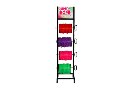 Springtouw rek zwart 32x32x125cm (excl. springtouw)