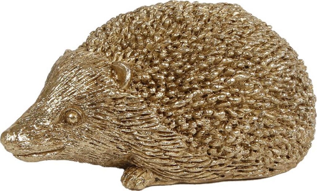 Miscellaneous sculpture hedgehog gold