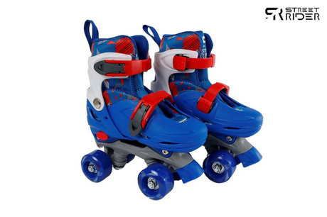 Street rider rolschaatsen blauw verstelbaar, maat 31-34