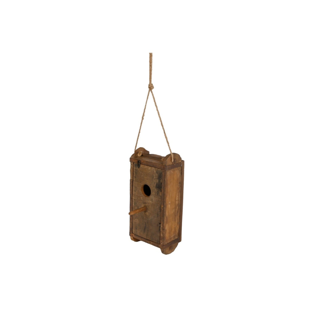 Diversen vogelhuis brick mould naturel recycle hout 30x15x12cm