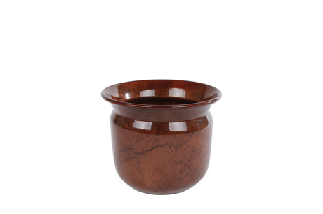 Bloempot martie s terra metaal 12x12x10cm