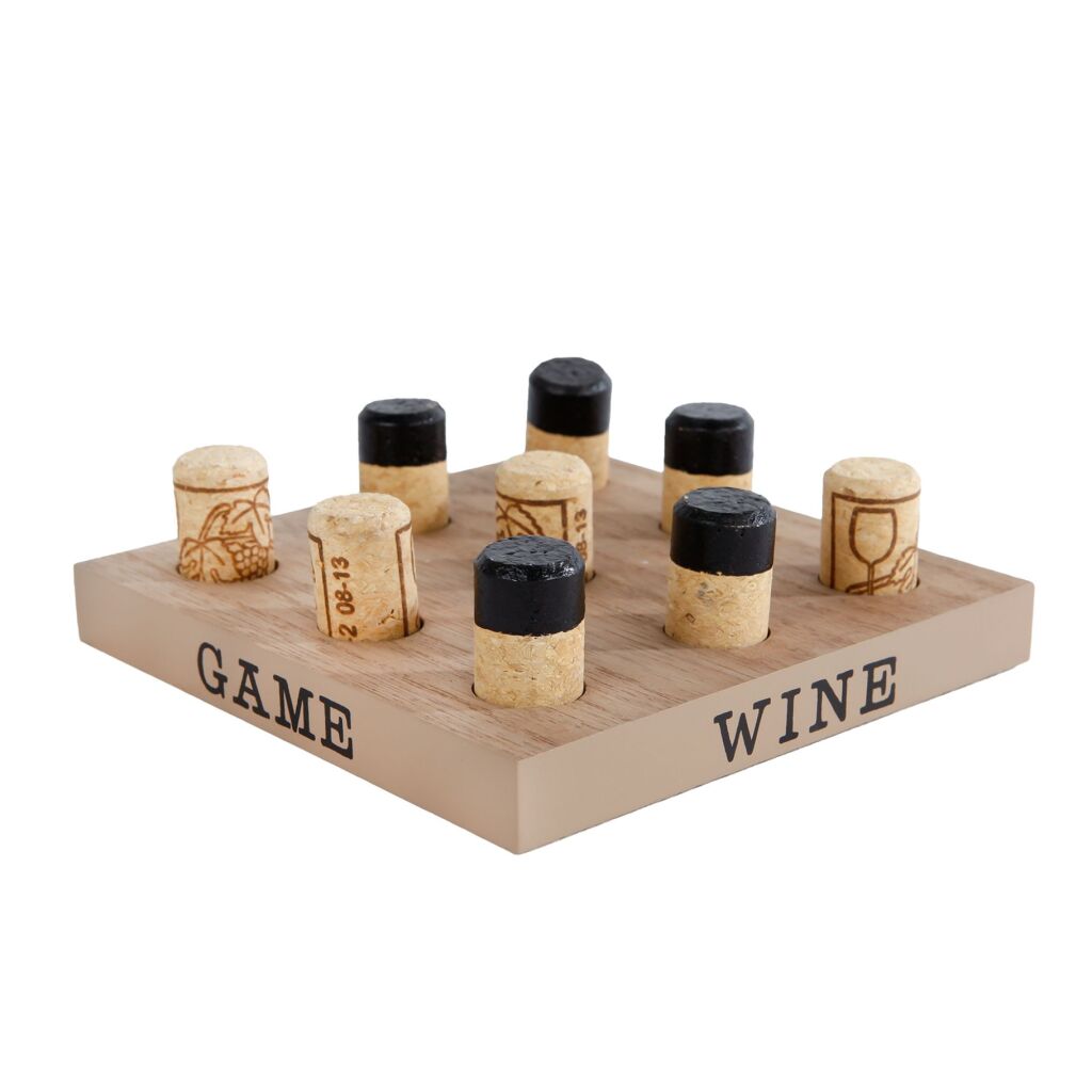 Autres marques Tic Tac to Wine 15x15 cm Bois bouchon