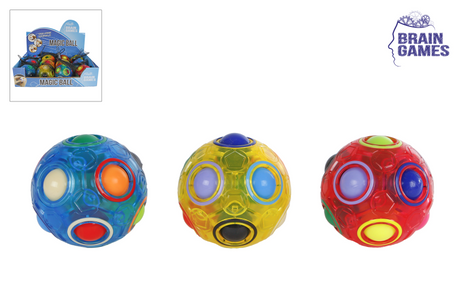 Van manen veenendaal bv transparant magische bal fidget speelgoed stressbal 6,5 cm.
