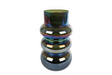 Vaas erik metallic groen glas 12x11,5x20cm