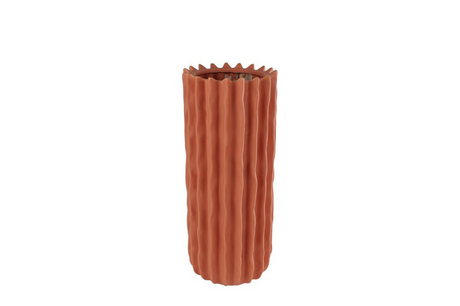 Vaas zoe s terra aardew 13x13x28cm