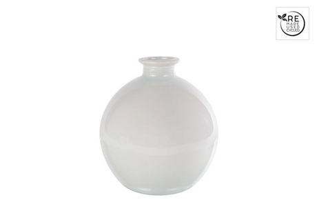 3r vaas artemis s off-white glas 16x16x18cm