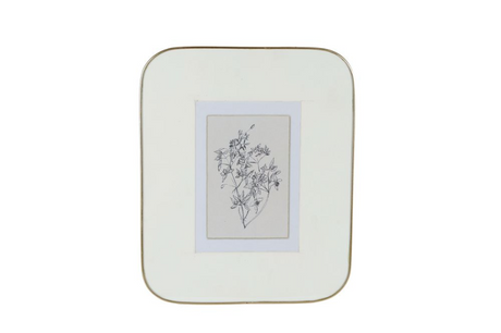 Fotolijst lexy l 13x18 goud metaal glas 29x24x1cm