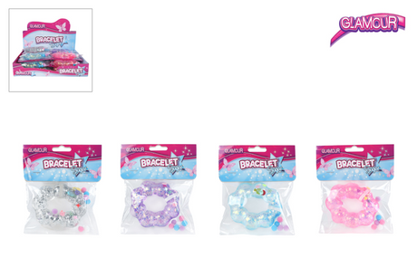 Glamourslow rise sugar armband 4ass 8cm