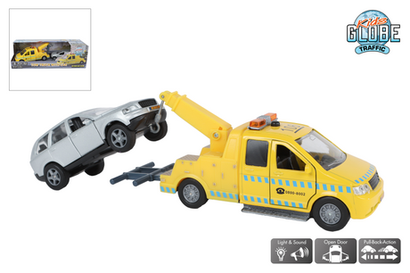 Kids globe afsleepwagen m auto l g die cast pull back 26cm