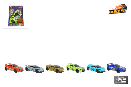 Roadblasters auto met drift functie frictie 6ass 16cm