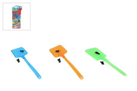 Sticky vliegenmepper met vliegen 3ass 24cm