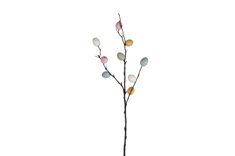 Kunsttak eggs multicolor 50cm